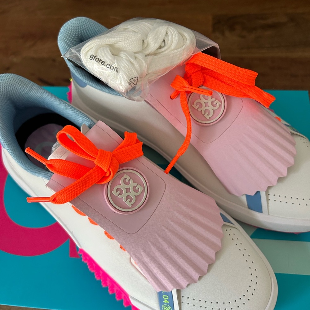 G/Fore Kiltie G.112 Golf Shoe Sneaker Women's Snow Knockout Pink - Picture 2 of 5